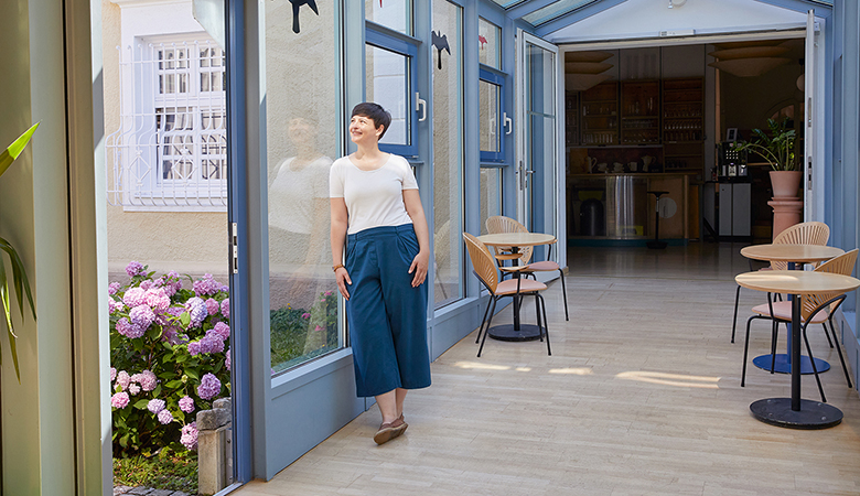 Johanna Wenz im Institut