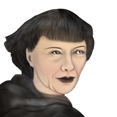 Illustration Porträt von Erika Lindner
