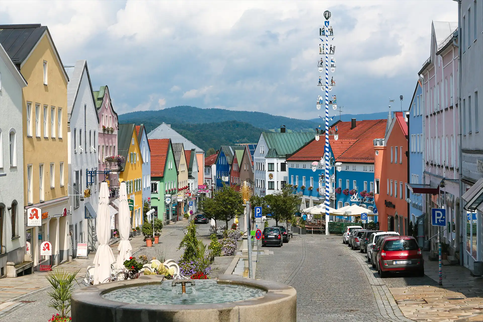 Stadtansicht Schiefweg/Waldkirchen