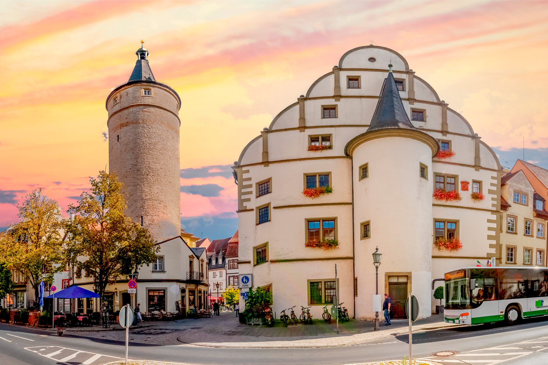 Stadtansicht von Kitzingen