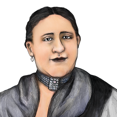 Illustration Porträt Emerenz Meier