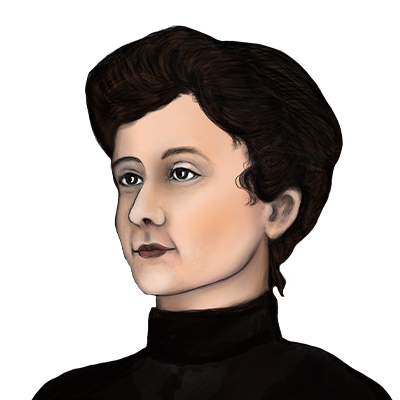 Illustration Porträt Gabriele Münter