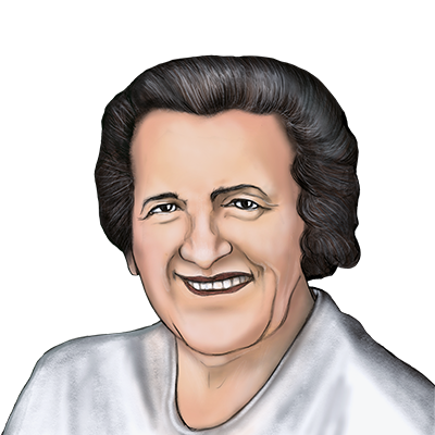 Illustration Porträt Kunigunde Schwab