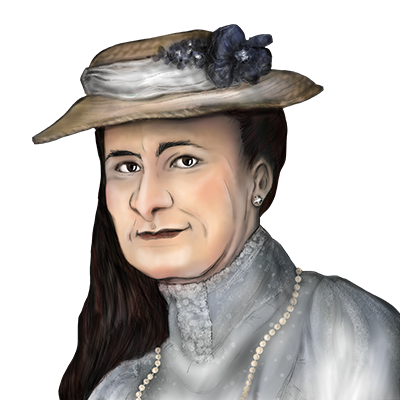 Illustration Porträt Caroline Kempter