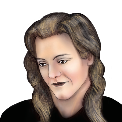 Illustration Porträt Rose Kuhnlein