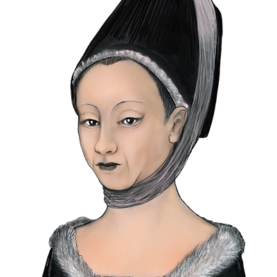 Illustration Porträt Margarete Runtinger
