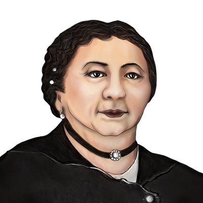 Illustration Porträt Eva Margaretha Reichel