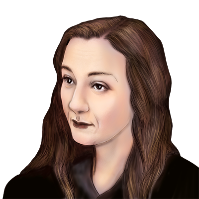 Illustration Porträt Ilse Schneider-Lengyel