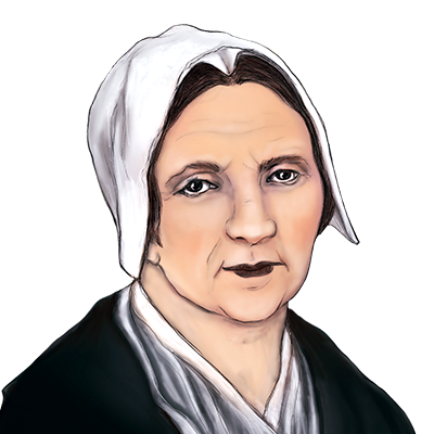 Illustration Porträt Adelheid Gremmer