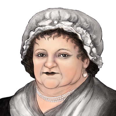 Illustration Porträt Anna Barbara von Stetten