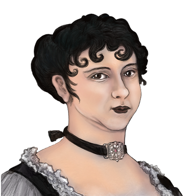 Illustration Porträt von Therese Wagner