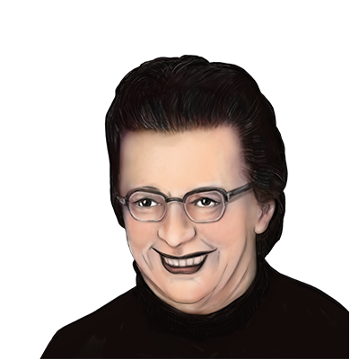 Illustration Porträt von Lotte Branz