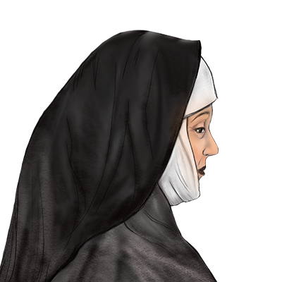 Illustration Porträt von Kunigunde Niklasin