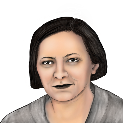 Illustration Porträt von Therese Ullrich