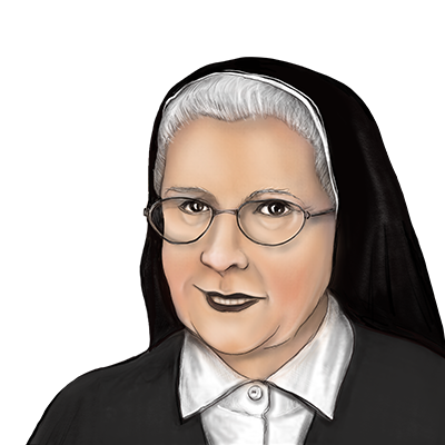 Illustration Porträt Ingeborg Gersing