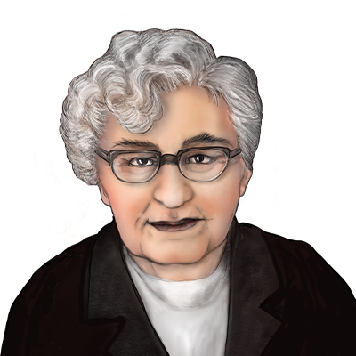 Illustration Porträt Maria Zita Zehner