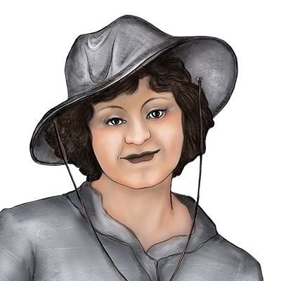Illustration Porträt Anna Meilhamer