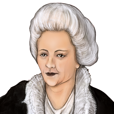 Illustration Porträt von Anna Barbara Gignoux