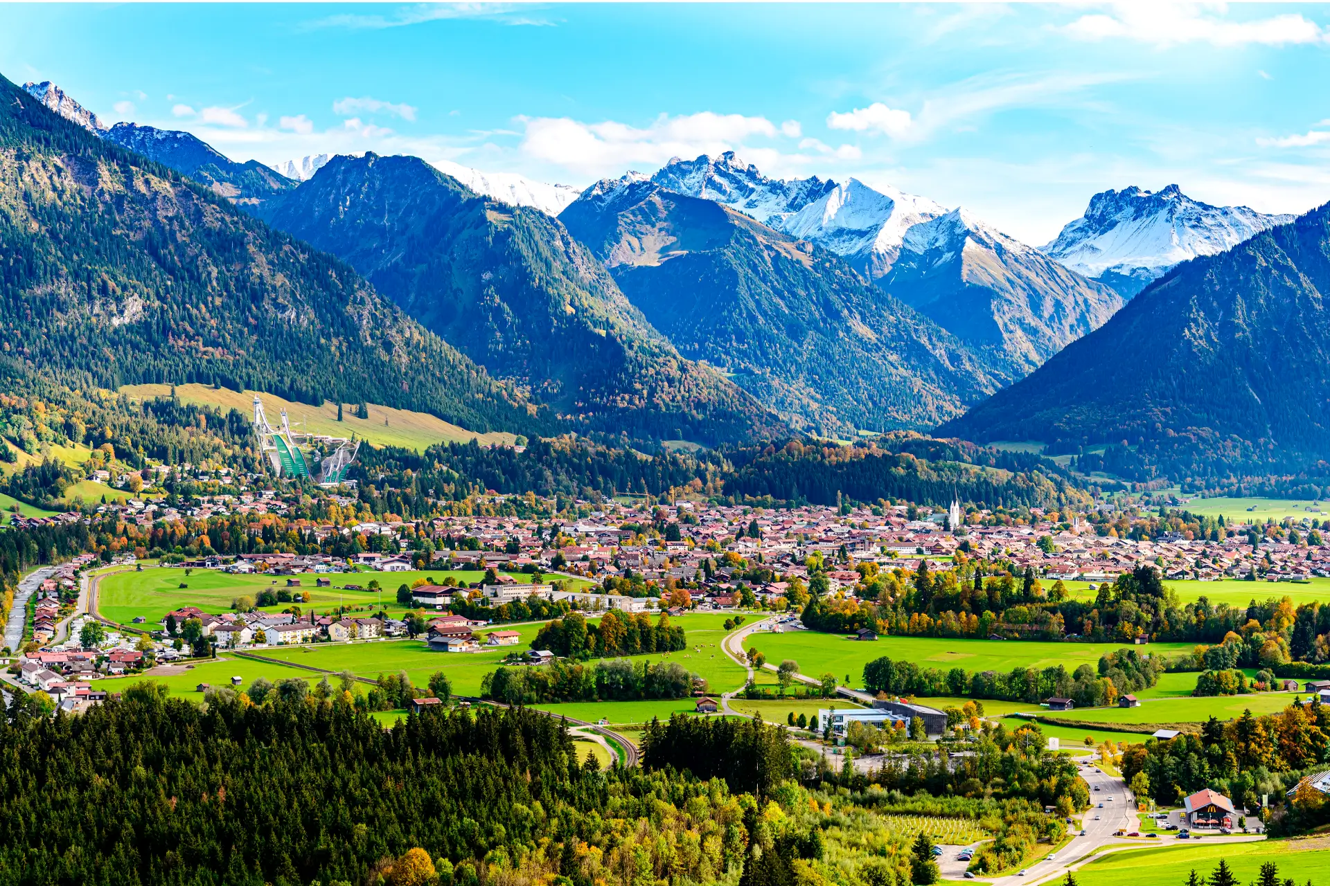 Stadtansicht Oberstdorf