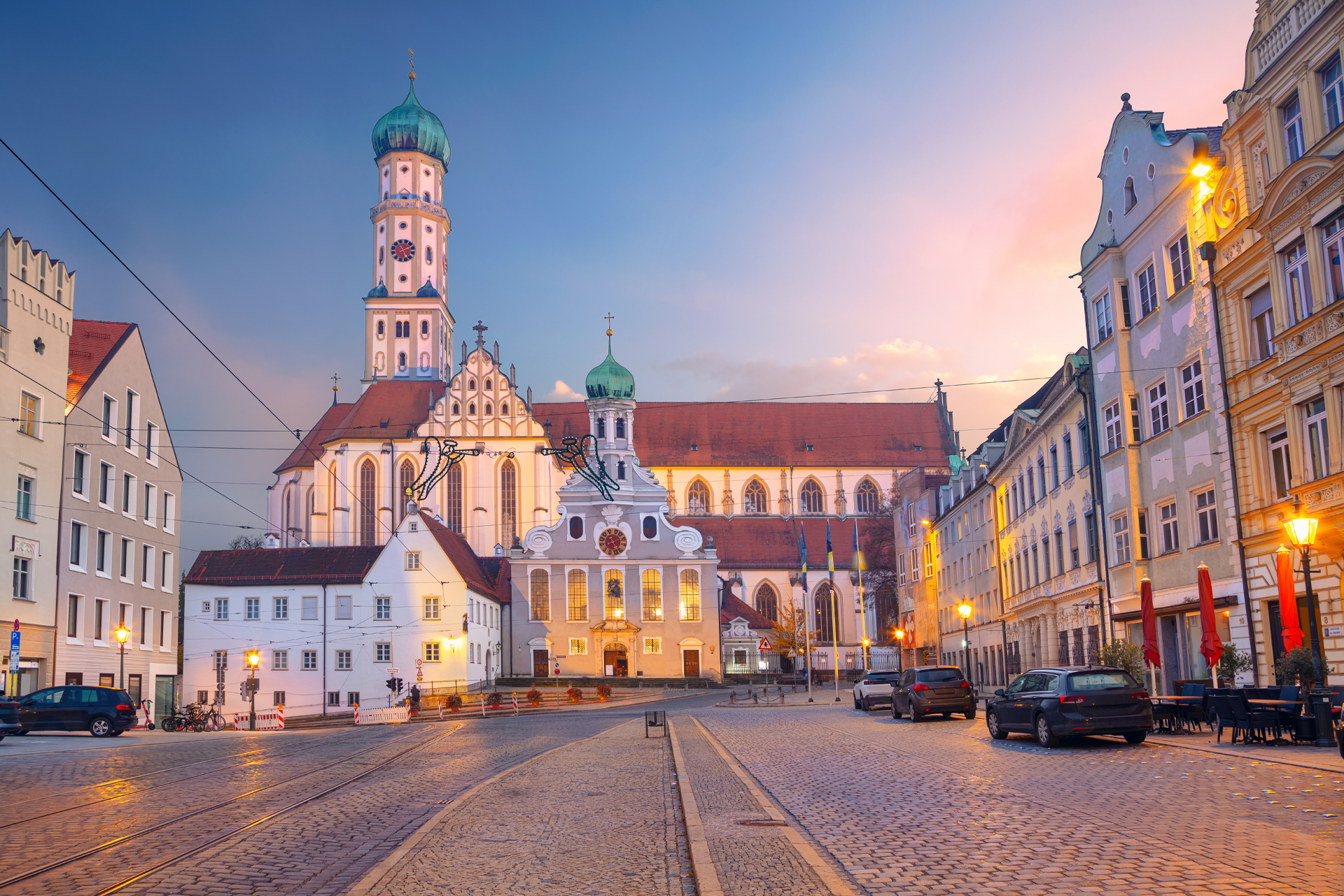 Stadtansicht von Augsburg