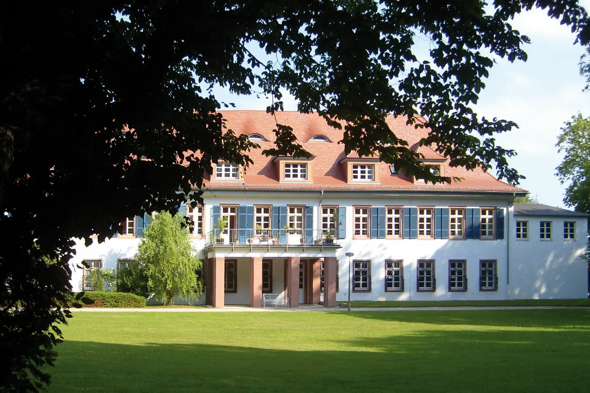 Ansicht vom Schlosspark Alzenau